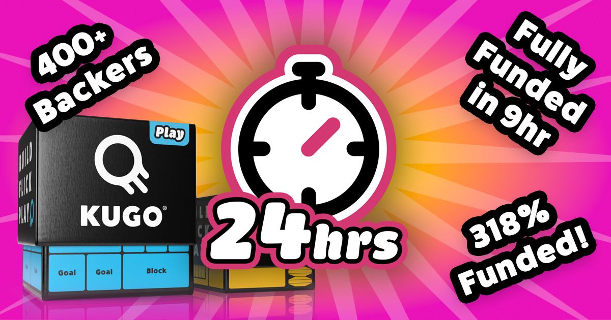 Only 24hrs left of KUGO Kickstarter campaign